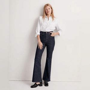 NWT Madewell The Perfect Vintage Flare Jean in Wrenford Wash
